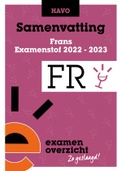 Samenvatting Frans Examen HAVO 2023