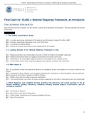 Exam (elaborations) National Response Framework 