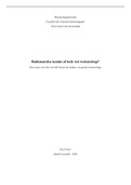 Essay voor Wetenschapsfilosofie voor geesteswetenschappen