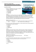 Test Bank For Fundamentals of Nursing 11th and 10th Edition Potter Perry 