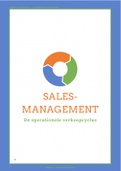 CE P3 Samenvatting Salesmanagement - De operationele verkoopcyclus, ISBN: 9789001834289