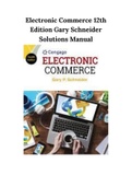 Solution manual for Electronic Commerce 12th Edition by Gary Schneider