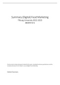 Summary (Digital) Food Marketing (880099-M-6)
