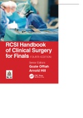 RCSI handbook of clinical surgery- arnold hill