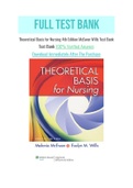 Theoretical Basis for Nursing 4th Edition McEwen Wills Test Bank with Question and Answers, From Chapter 1 to 20