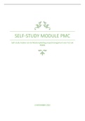 Samenvatting van de drie belangrijkste self-study modules (SSM) van de master projectmanagement (MPM)