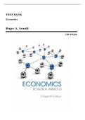 Test Bank for Economics, 13th Edition (Arnold, 2019) Chapter 1-36 | All Chapters