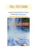 Introductory Chemistry 6th Edition Tro Test Bank with Question and Answers, From Chapter 1 to 19