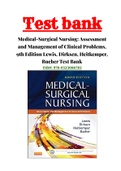 Medical-Surgical Nursing: Assessment and Management of Clinical Problems, 9th Edition Lewis, Dirksen, Heitkemper, Bucher Test Bank ISBN: 978-0323086783| 1-69 Chapter With Rationals.