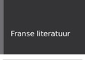 Samenvatting Franse Literatuur