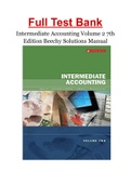 Solution Manual for Intermediate Accounting Volume 2 Updated Edition, 7th Edition, Thomas H. Beechy, Joan E. Conrod, Elizabeth Farrell Ingrid McLeod-Dick
