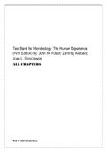 Test Bank for Microbiology The Human Experience (First Edition) By John W. Foster Zarrintaj Aliabadi Joan L. Slonczewski ALL CHAPTERS.pdf