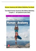 Human Anatomy 6th Edition McKinley Test Bank / Chapter 1 - 28 Updated Guide 2022