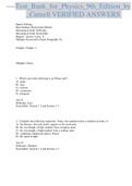 Test_Bank_for_Physics_9th_Edition_by_Cutnell VERIFIED ANSWERS 