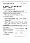 IT Recht - College aantekeningen & samenvattingen Computer & Recht en AVG Handboek