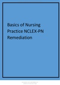 Basics of Nursing Practice NCLEX-PN Remediation 2021