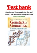 Genetics and Genomics in Nursing and Health Care 2nd Edition Beery Test Bank ISBN:9780803660830|Complete Test bank All (1-20 Chapter )With Rationals.