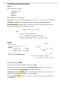 Full Notes Weeks 1-8 - Intermediate Microeconomics (ECB2VMIE)