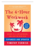 Summary of 'The 4-Hour Workweek' by Timothy Ferriss