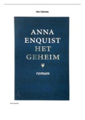 Boekverslag Anna Enquist Het Geheim