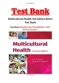 Multicultural Health 2nd Edition Ritter Test Bank
