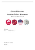 Culture & Literature USA part I: ch. 1-6