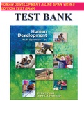 Test Bank For Human Development: A Life-Span View 8th Edition By Robert V. Kail; John C. Cavanaugh |Chapter 1-16 Complete Guide .
