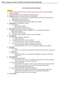 FNP2 - Module 2 Study Guide for Infectious Disease