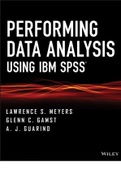 PERFOMING DATA ANALYSIS USING IBM SPSS