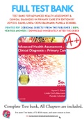 Test Bank For Advanced Health Assessment & Clinical Diagnosis in Primary Care 5th Edition by Joyce E. Dains; Linda Ciofu Baumann; Pamela Scheibel 9780323266253 Chapter 1-41 Complete Guide.