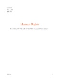 Human Rights final essay