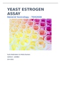 Report YES assay - general toxicology