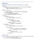 Biostatics summary and step-by-step plan to solve biostatistical problems  