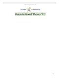 Tutorial notes Organization Theory (441074-B-6) 