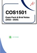 COS1501 - PAST EXAM PACK SOLUTIONS & BRIEF NOTES - 2022