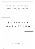 Samenvatting Business Marketing - Bedrijfsmanagement: Marketing - Arteveldehogeschool - Tweede Jaar