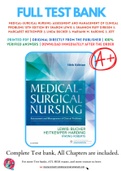 Test Bank for Medical-Surgical Nursing: Assessment and Management of Clinical Problems 10th Edition By Sharon Lewis & Shannon Ruff Dirksen & Margaret Heitkemper & Linda Bucher & Mariann M. Harding & Jeff Chapter 1-68 Complete Guide A+