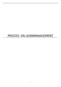 Samenvatting Proces- en leanmanagement (Organisatie en management)