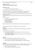 Introduction to International Organisations (IIOs) all Lecture  + Reading Notes  - GRADE 8,5