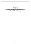 PGZ2026 Public Health in International Context