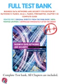 Test Banks For Business Data Networks and Security 11th Edition by Raymond R. Panko; Julia L. Panko, 9780134817125, Chapter 1-32 Complete Guide