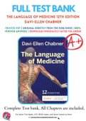 Language of Medicine 12th Edition Chabner Test Bank