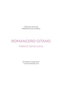 Comentario de Romancero Gitano, 18 poemas, selectividad ISBN: 9780719078255