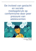 PWS Peerpressure bij adolescenten in verband met socialmedia gebruik (Cijfer:9,6)