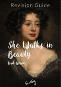 'She walks in beauty' by Lord Byron - Study Guide