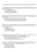 HESI Pharmacology Practice Test 2023 Q & A 100% Verified Questions and Answers