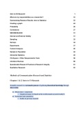 Full Methods of Communication Science and Statistics (MCRS) Notes 