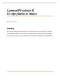 Algemene BPV-opdracht: Beroepen/functies en netwerk