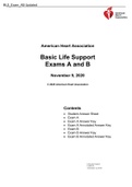 Basic Life Support Exams A and B|| Updated 2022