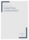 Samenvatting  Marketingmanagement HoGent
